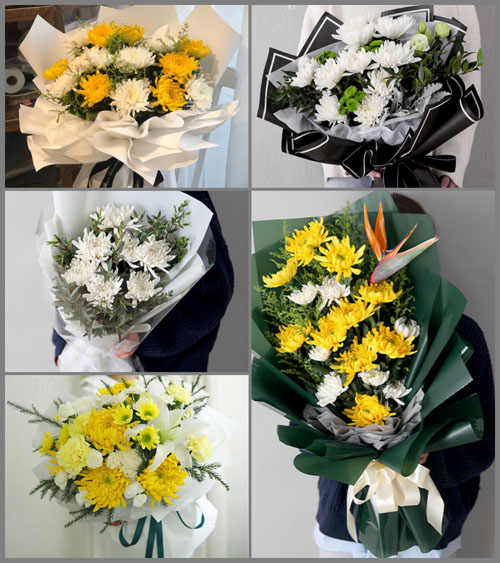 广东湛江市吴川市王村港镇王村港村白事花束代送